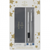 Набір ручок Parker JOTTER Stainless Steel CT FP+BP (перова + кулькова) 16 192b23 – techzone.com.ua Набор ручек Parker JOTTER Stainless Steel CT FP+BP (перьевая + шариковая) 16 192b23 – techzone.com.ua