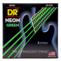 DR Strings NEON Green Bass - Medium - 5 String (45-125) 1 – techzone.com.ua