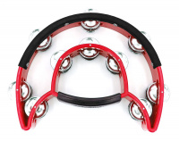 MAXTONE 818N/P Power-2 Tambourine w/Protecting Trim (Red)