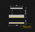 Потолочный светильник ADLUX Forest FC-50 Beam 5 – techzone.com.ua