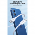 Кабель UGREEN US171 USB-C to Lightning Cable, 0.25 m White 60746 3 – techzone.com.ua