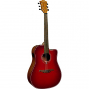 Электроакустическая гитара Lag Tramontane Special Edition T-RED-DCE (Red Burst)