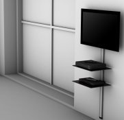 Полка для А/В техники Sonorous PL 2620-B-HBLK 2 – techzone.com.ua Полка для А/В техники Sonorous PL 2620-B-HBLK 2 – techzone.com.ua