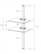 Полка для А/В техники Sonorous PL 2620-B-HBLK 3 – techzone.com.ua Полка для А/В техники Sonorous PL 2620-B-HBLK 3 – techzone.com.ua