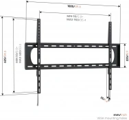 Фіксоване настінне кріплення для телевізора Vogels UP 9003 (8490030) XL 3 – techzone.com.ua Фіксоване настінне кріплення для телевізора Vogels UP 9003 (8490030) XL 3 – techzone.com.ua