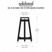 Стійки Solidsteel SS-5 Speaker Stand Black (Pair) S17056 2 – techzone.com.ua Стійки Solidsteel SS-5 Speaker Stand Black (Pair) S17056 2 – techzone.com.ua