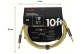 FENDER CABLE DELUXE SERIES 10' TWEED Кабель инструментальный 2 – techzone.com.ua