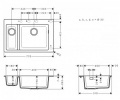 HANSGROHE S510-F635 мойка для кухни, встроенная 180/450, цвет черный графит 43315170 2 – techzone.com.ua
