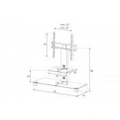 Стойка для ТВ Sonorous PL 2500-B-HBLK 2 – techzone.com.ua Стойка для ТВ Sonorous PL 2500-B-HBLK 2 – techzone.com.ua