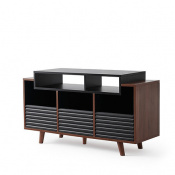 Шафа для програвача Norstone OSLO 1200 Black Walnut (NOROSVI120ABSWN) 1 – techzone.com.ua