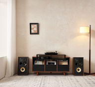 Шафа для програвача Norstone OSLO 1200 Black Walnut (NOROSVI120ABSWN) 7 – techzone.com.ua