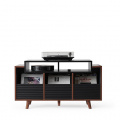 Шафа для програвача Norstone OSLO 1200 Black Walnut (NOROSVI120ABSWN) 2 – techzone.com.ua
