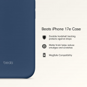 Чехол для смартфона Beats by Dr. Dre iPhone 17e Case with MagSafe and Camera Control – Bedrock Blue (MHR34) 2 – techzone.com.ua
