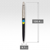 Набор Parker JOTTER UKRAINE Black CT BP Трезубец фигурный на фоне флага (шариковая ручка + блокнот) 4 – techzone.com.ua Набор Parker JOTTER UKRAINE Black CT BP Трезубец фигурный на фоне флага (шариковая ручка + блокнот) 4 – techzone.com.ua