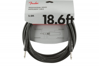 Кабель інструментальний FENDER CABLES PROFESSIONAL 18.6' BLACK