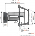 Крепление Vogels TVM 5855 Full-Motion 2 – techzone.com.ua