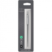 Ручка гелева Parker JOTTER Stainless Steel CT GEL блістер 16 166 1 – techzone.com.ua