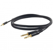Кабель мультимедійний Proel CHLP170LU3 (Stereo Jack 3.5 mm 2 x 6,3 mm mono Jack) 1 – techzone.com.ua