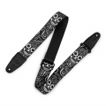 LEVY'S MP2CAL-003 2″ Poly Calaca Guitar Strap – Skulls 1 – techzone.com.ua