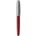 Ручка перьевая Parker SONNET Essentials Metal & Red Lacquer CT FP F 83 611 2 – techzone.com.ua