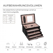Скринька-кейс для прикрас Friedrich Lederwaren Classico чорна | 23238-20 8 – techzone.com.ua Скринька-кейс для прикрас Friedrich Lederwaren Classico чорна | 23238-20 8 – techzone.com.ua