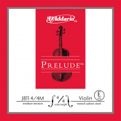 D'ADDARIO PRELUDE VIOLIN SINGLE E STRING 4/4 Scale Medium Tension