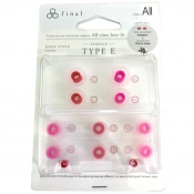Final Audio Earpiece Type E Clear Red (set 5 pair) (FI-EPECL2A4_EN) 4 – techzone.com.ua Final Audio Earpiece Type E Clear Red (set 5 pair) (FI-EPECL2A4_EN) 4 – techzone.com.ua
