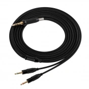 Кабель для навушників Sivga Audio original cable (Robin, Oriole, Phoenix) black 1 – techzone.com.ua