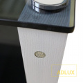 Стойка под AV аппаратуру ADLUX MODUL AV-4-600 White Oak-Transparent Glass 2 – techzone.com.ua