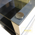 Стойка под AV аппаратуру ADLUX MODUL AV-4-600 White Oak-Transparent Glass 3 – techzone.com.ua