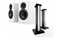 Полочна акустика Acoustic Energy AE500 & Stands Package Piano Gloss White 1 – techzone.com.ua