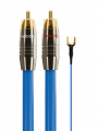 Фоно кабель Melodika SBPH30 Sky Blue 2xRCA - 2xRCA with ground wire 3m 1 – techzone.com.ua