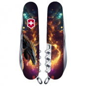Складной нож Victorinox HUNTSMAN ZODIAC Звёздный дракон 1.3713.3.Z3220p