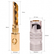 Конектори типу банан Nakamichi Banana Plugs N0534E 4 – techzone.com.ua Конектори типу банан Nakamichi Banana Plugs N0534E 4 – techzone.com.ua