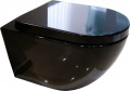 Унітаз підвісний NEWARC Modern Rimless 3823B NEW з сидінням Soft Close дюропласт чорний 1 – techzone.com.ua