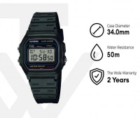 Наручний електронний годинник Casio W-59-1VQES 3 – techzone.com.ua