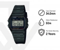 Наручний електронний годинник Casio W-59-1VQES 3 – techzone.com.ua